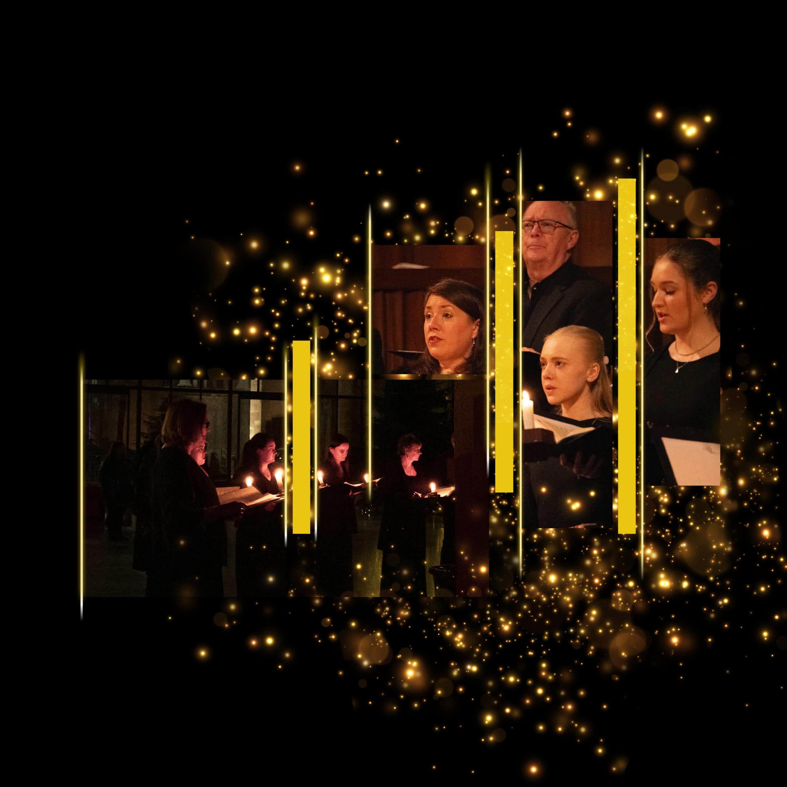 Ex Cathedra - Christmas Music By Candlelight A group of singers performing by candelight