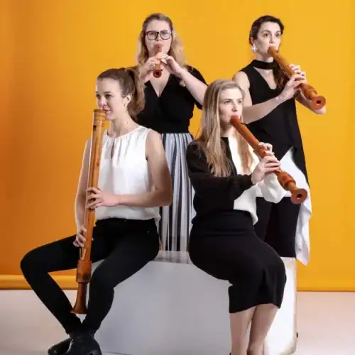 Palisander with recorders.