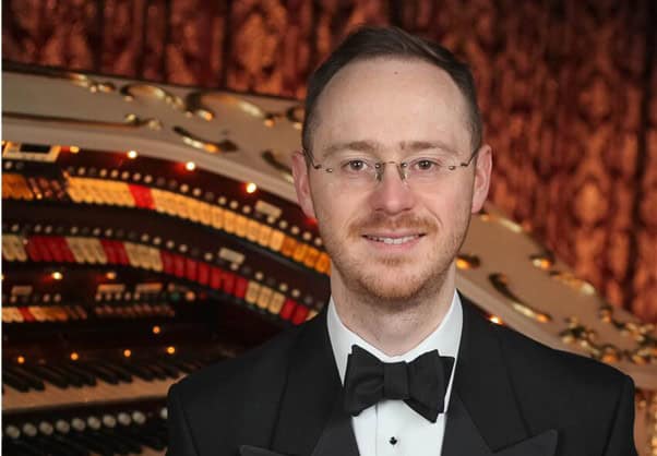 Richard with organ in background