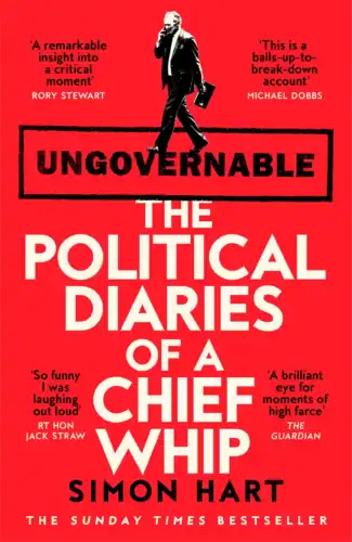 Book cover of Ungovernable written by Simon Hart. Black and white photo of politician.
