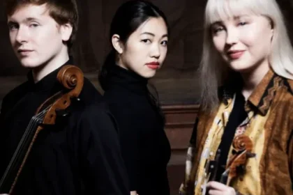 Headshots of the Paddington Trio musicians.